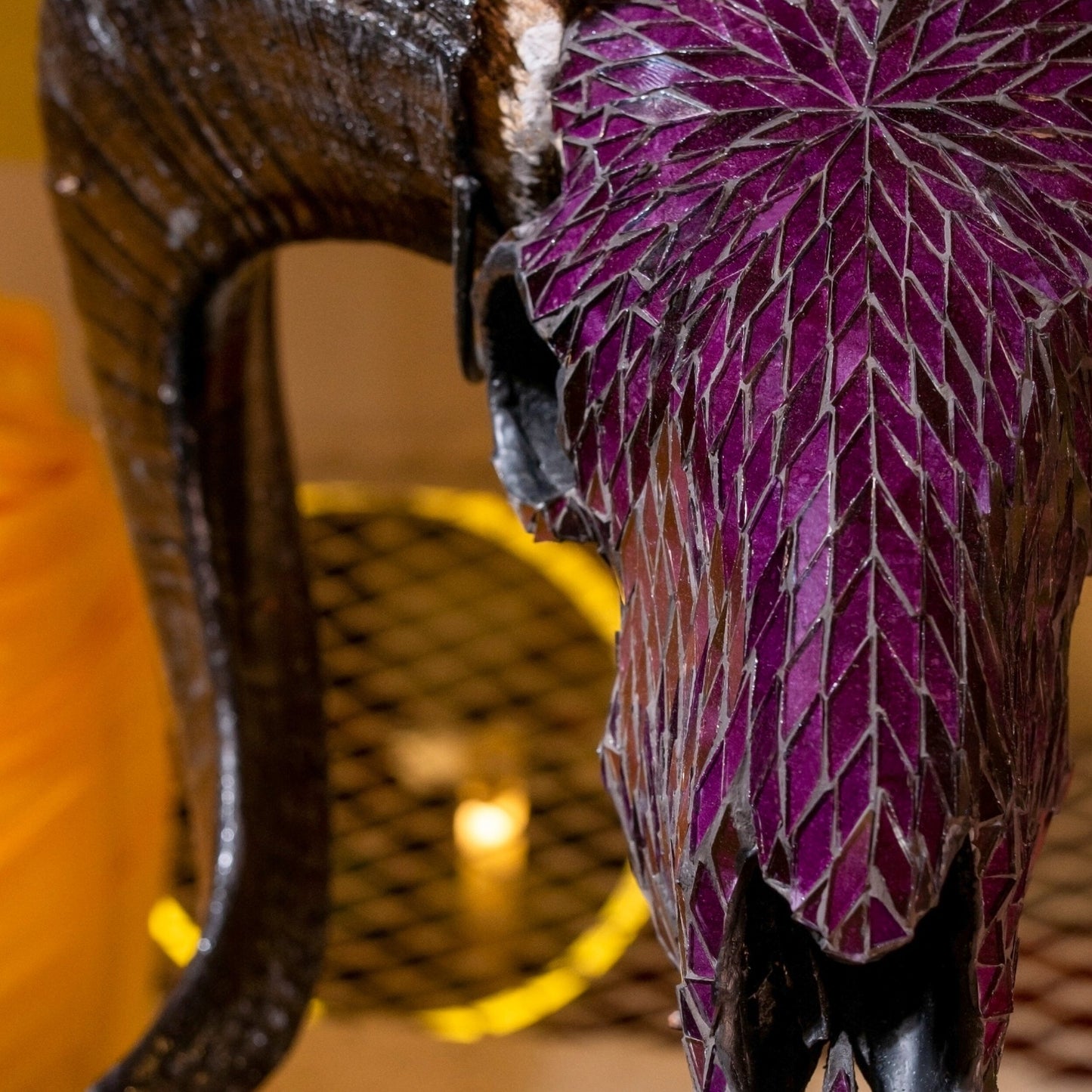 Ram Skull - Purple Mirror // Mosaic Finish