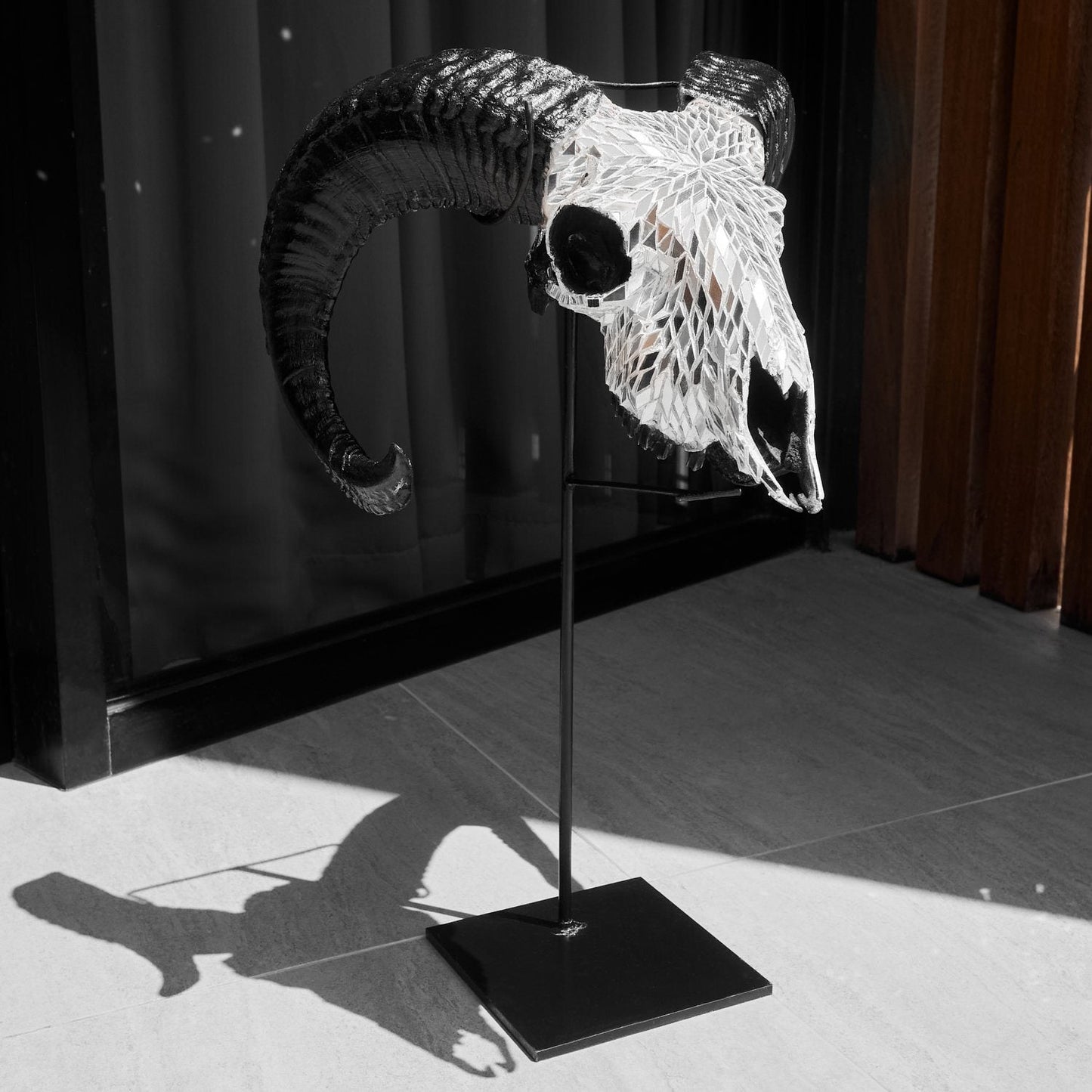 Ram Skull - Mirror // Mosaic Finish