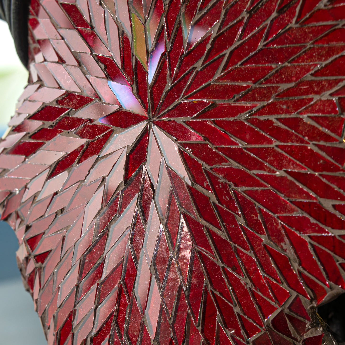 Longhorn Skull - Red Mirror // Mosaic Finish