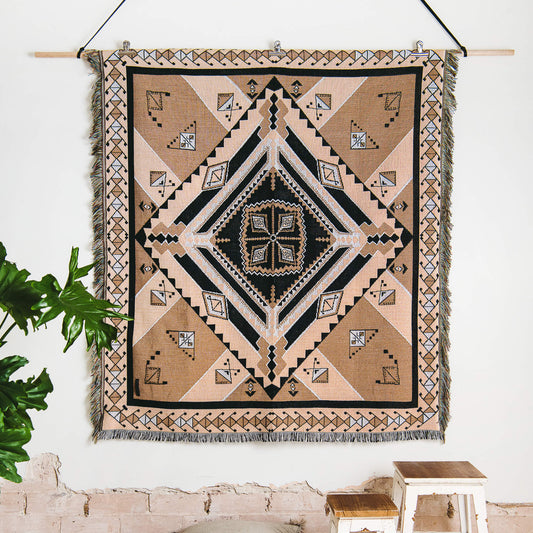 Nowhere Man' Woven Picnic Rug / Throw