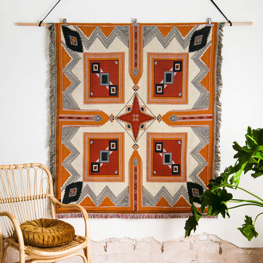 Come Together' Woven Picnic Rug / Throw