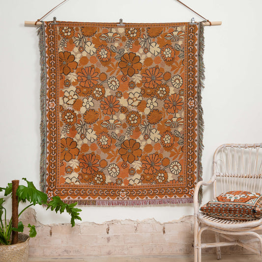 Penny Lane' Woven Picnic Rug / Throw