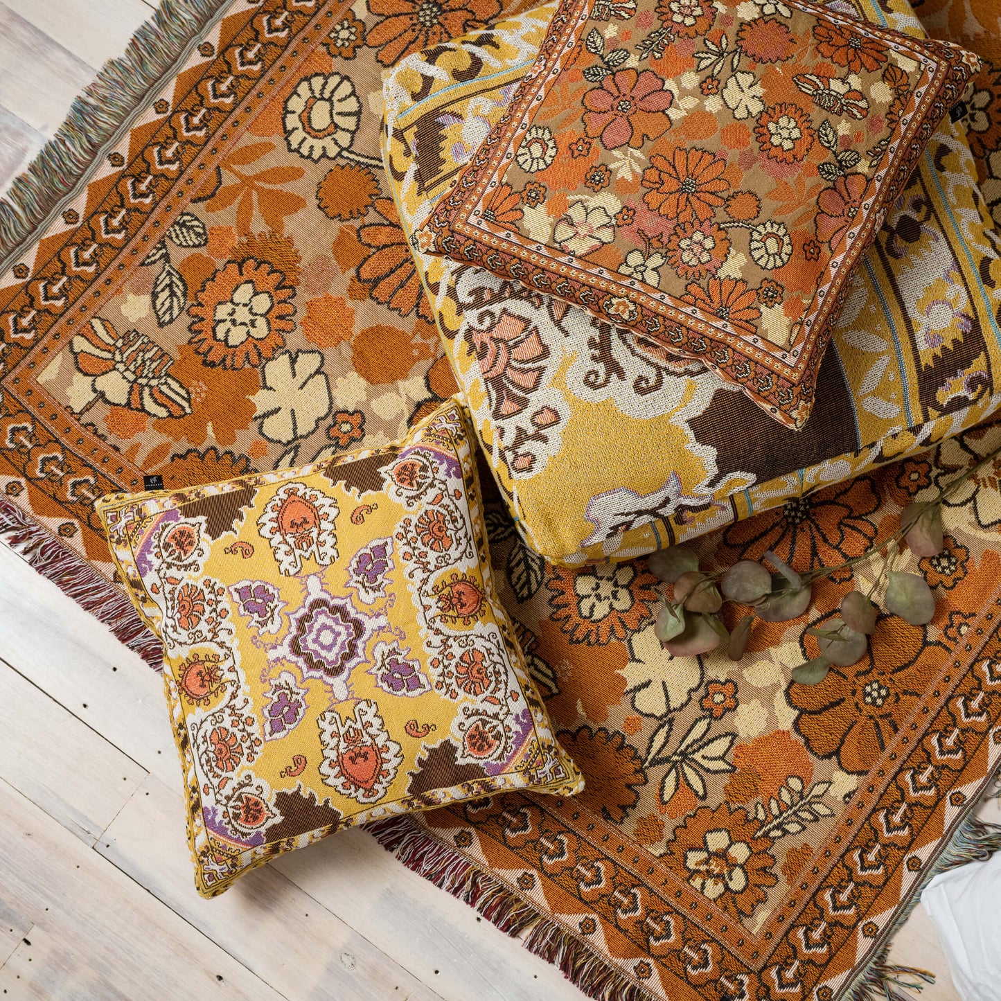 Penny Lane' Woven Cushion Cover
