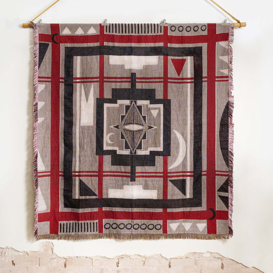 Get Back' Woven Picnic Rug / Throw