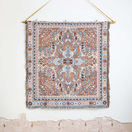 PS I Love You' Woven Picnic Rug / Throw