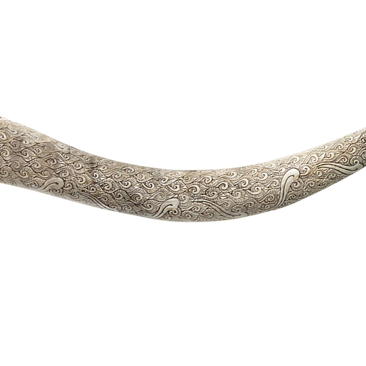 Hand Carved Longhorn Skull // XL Horns - Gray Yggdrasil