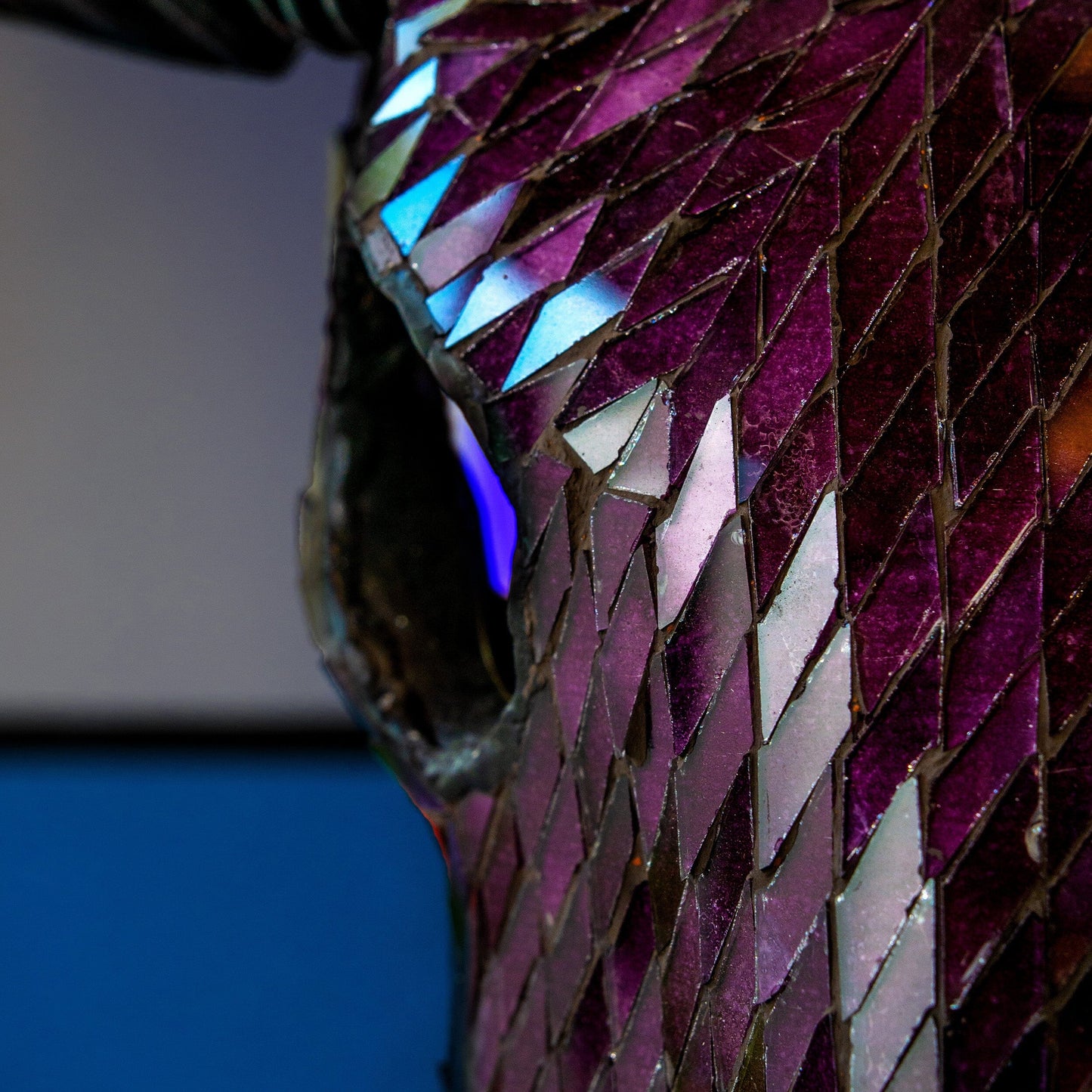Cow Skull - Purple Mirror // Mosaic Finish