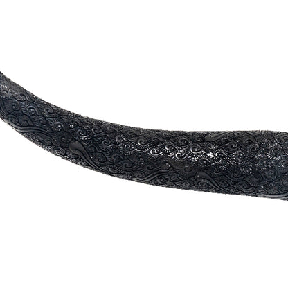 Longhorn Skull // Black Horns - Mirror // Mosaic Finish