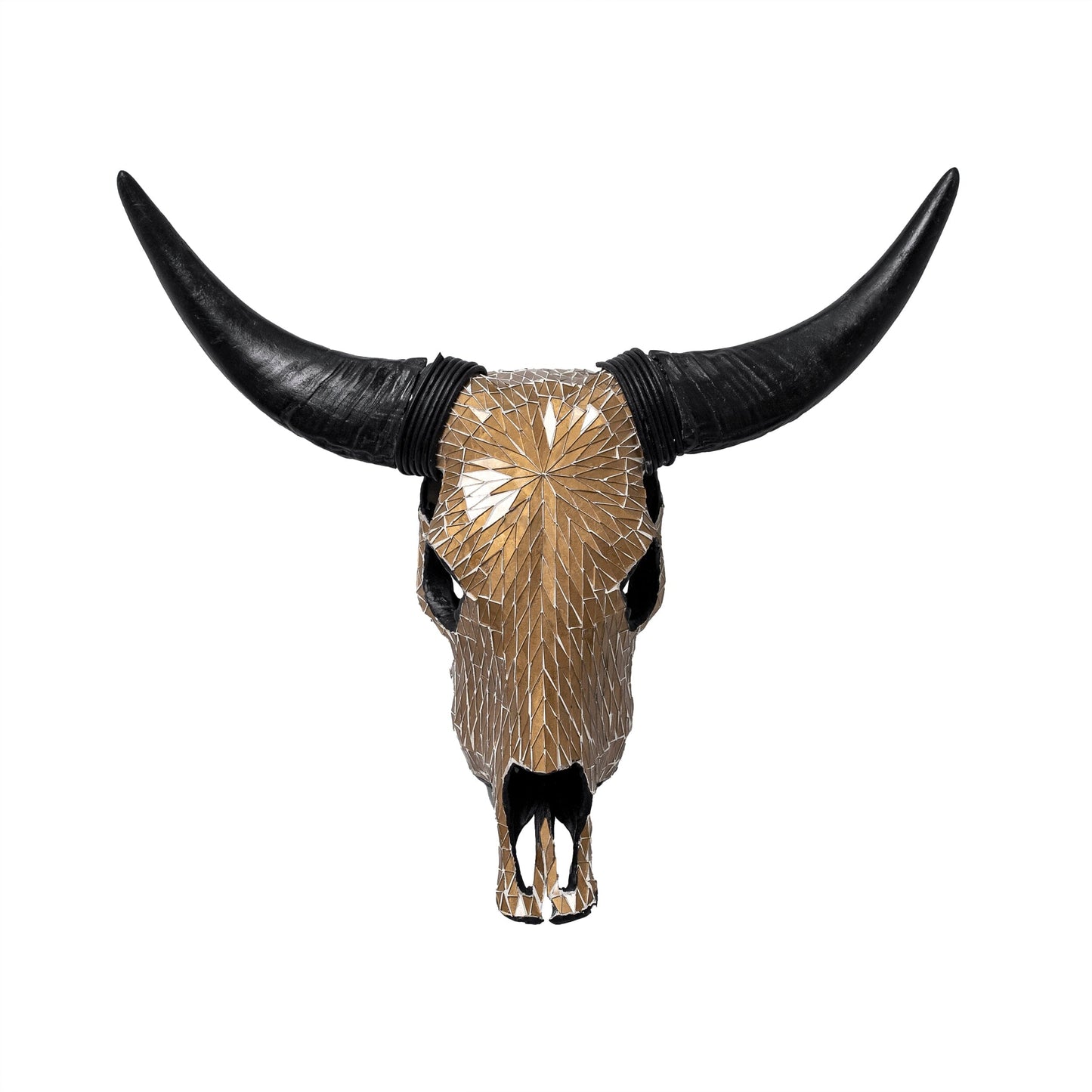 Cow Skull - Mocha Mirror // Mosaic Finish