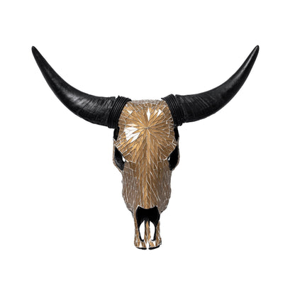 Cow Skull - Mocha Mirror // Mosaic Finish