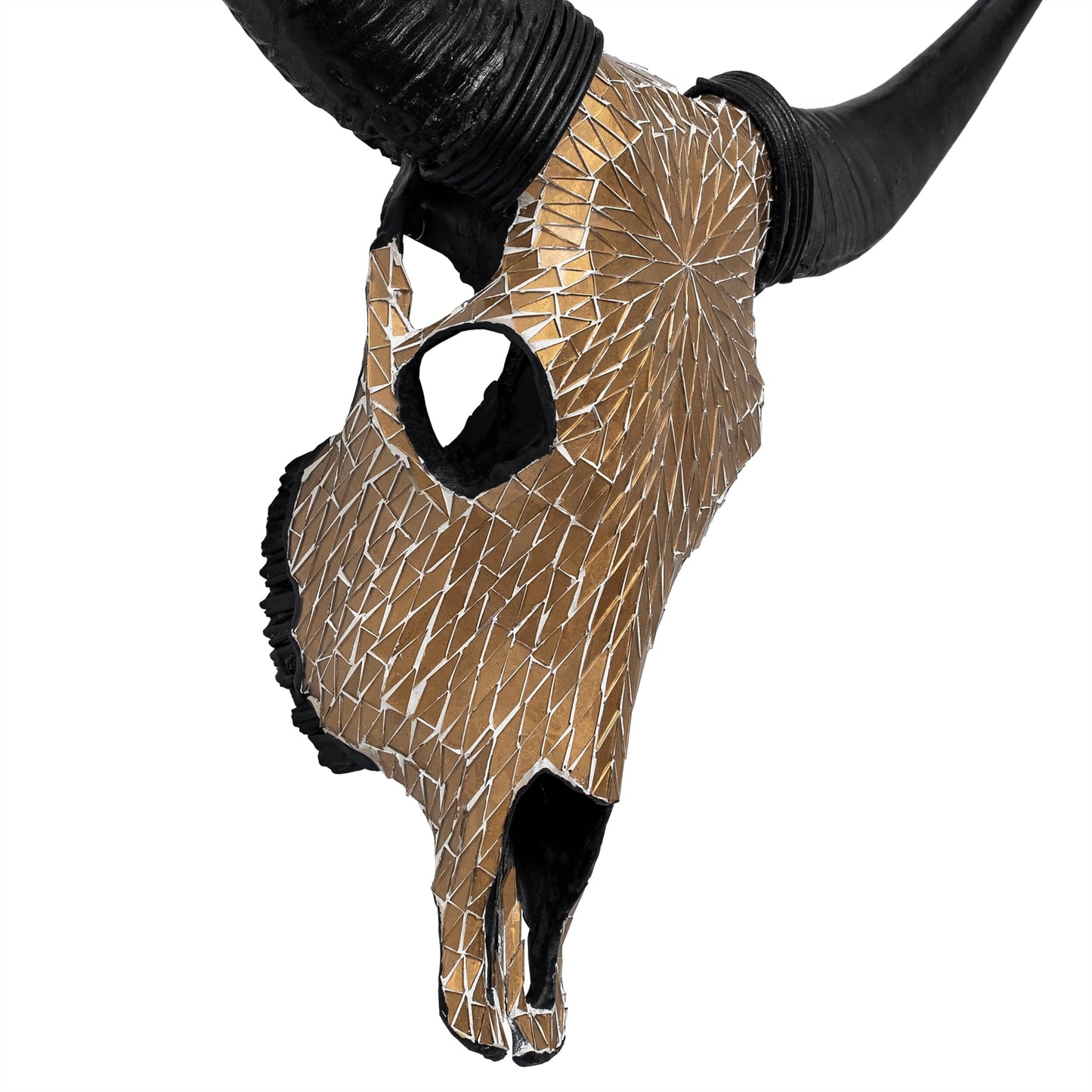 Cow Skull - Mocha Mirror // Mosaic Finish