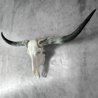Longhorn Skull - White Storm