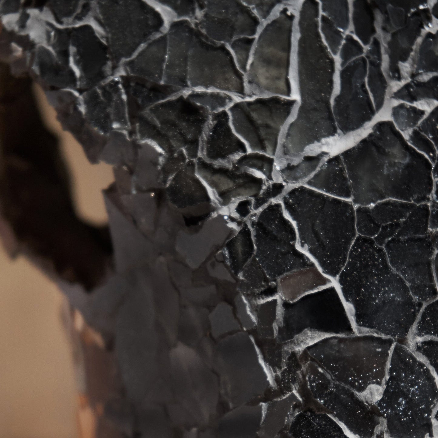 Longhorn Skull - Black Mirror // Mosaic Finish