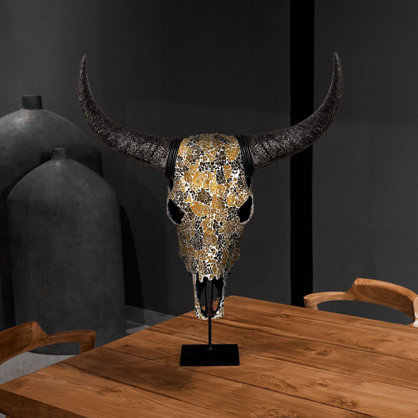 Cow Skull - Icarus // Mosaic Finish