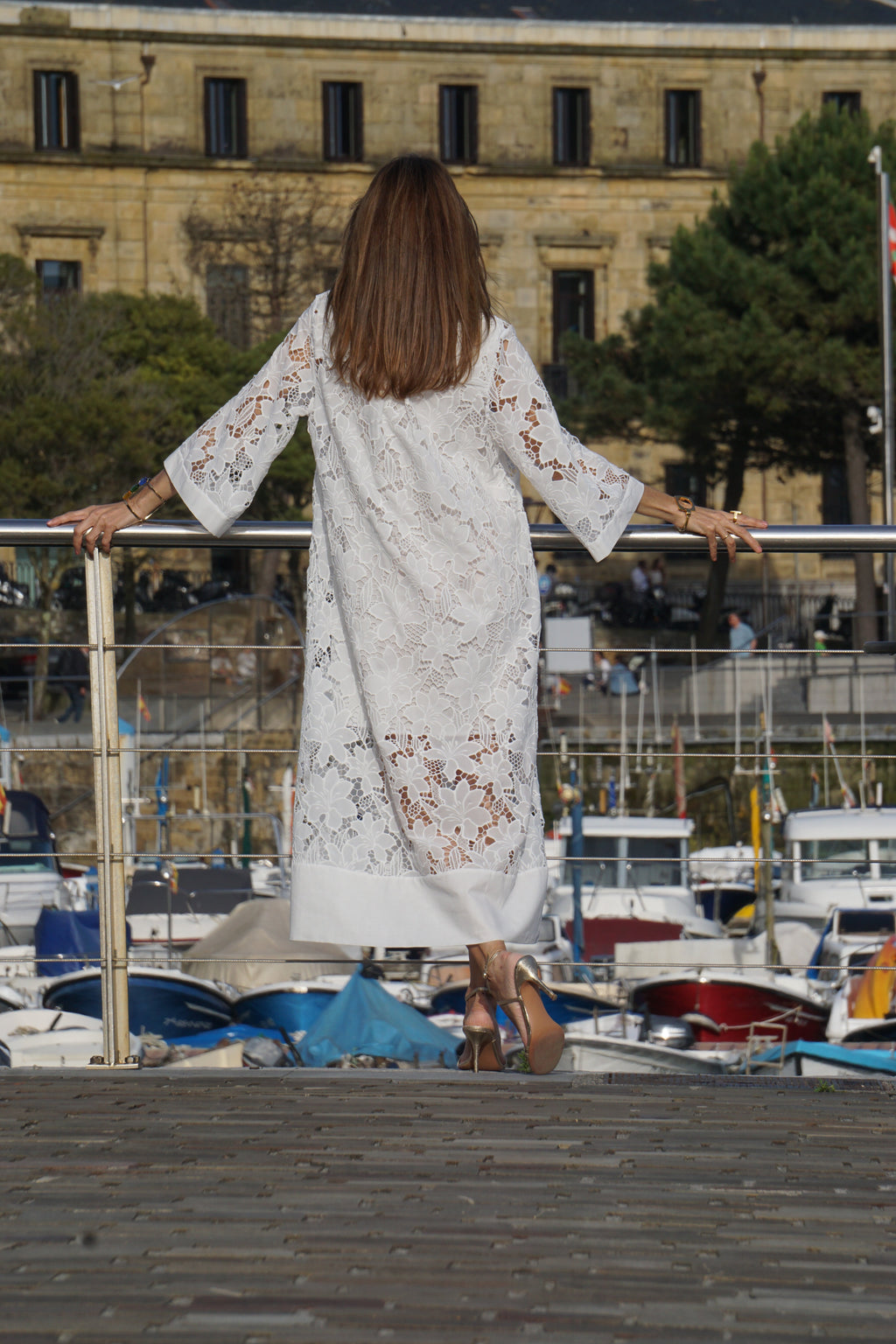 Dress Luana Lace White