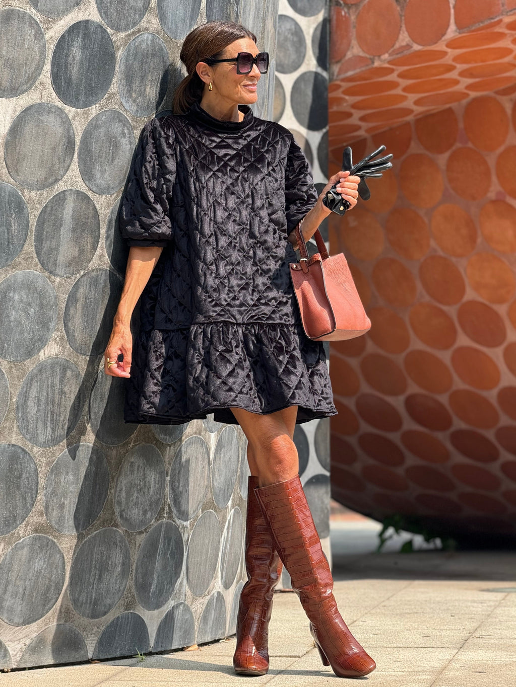 Dress Emma Black Velvet