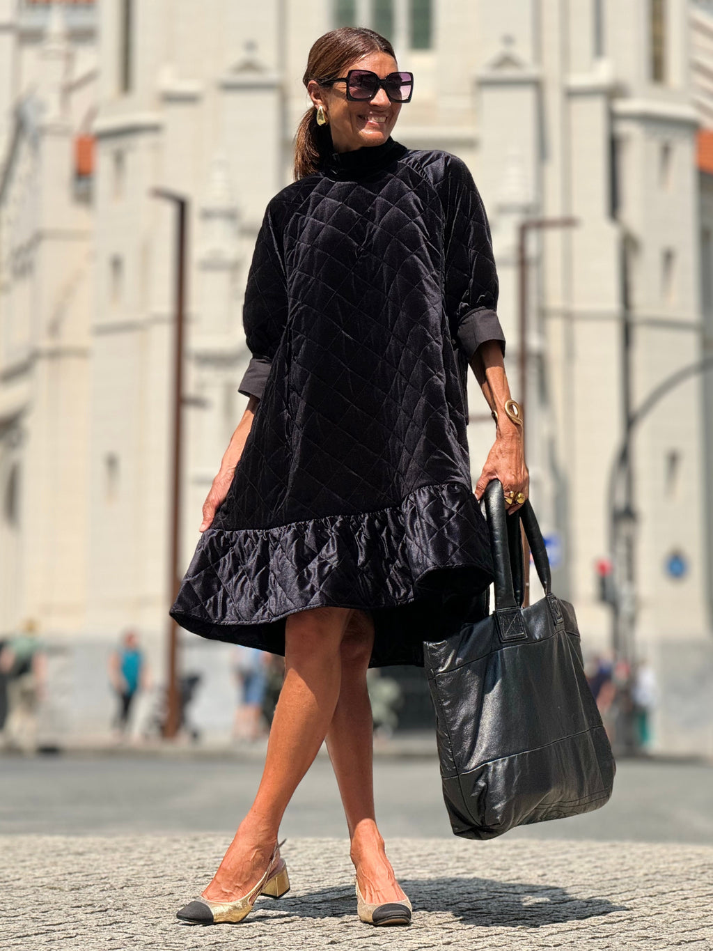 Dress Sarah Black Velvet