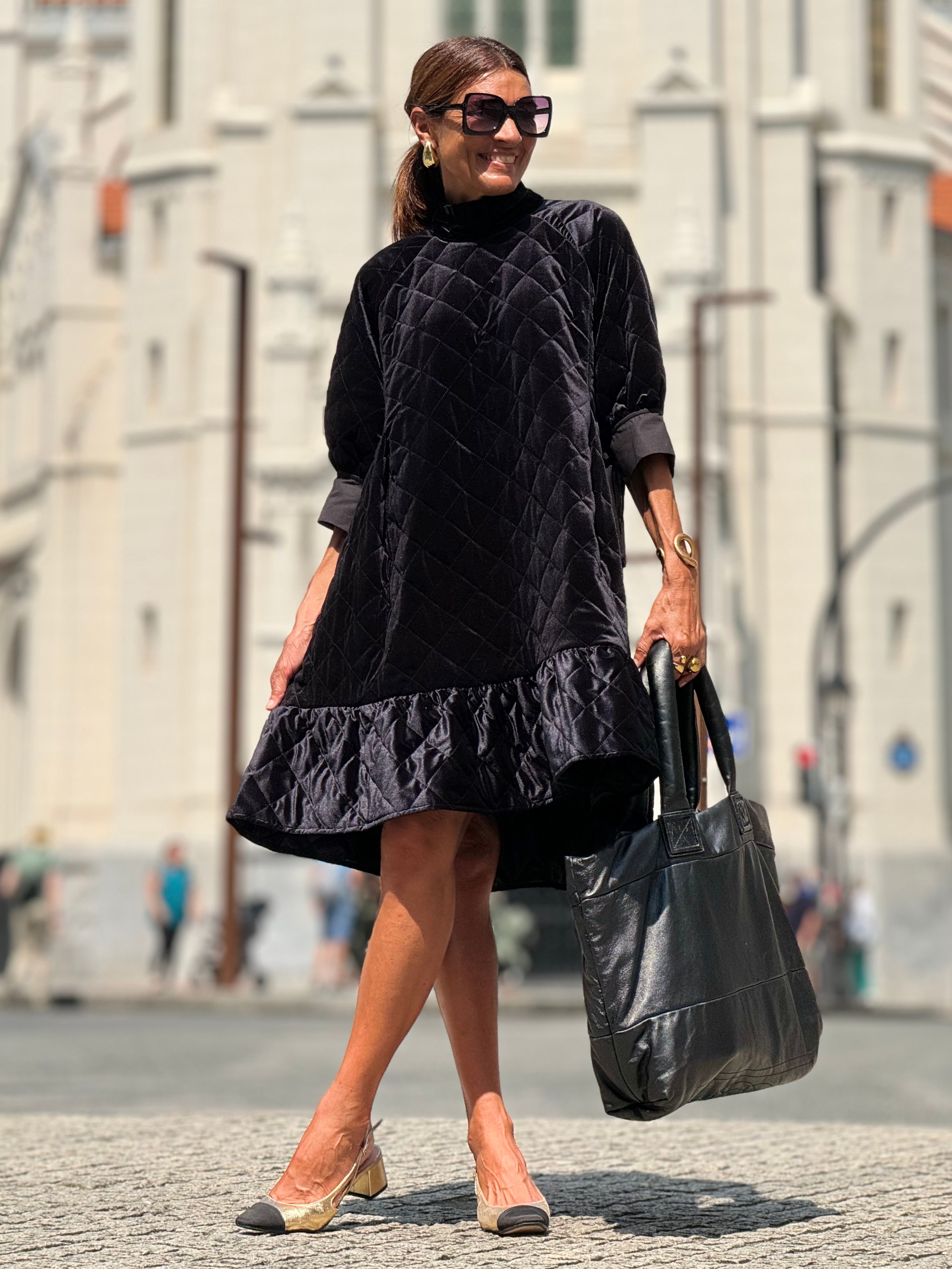 Dress Sarah Black Velvet