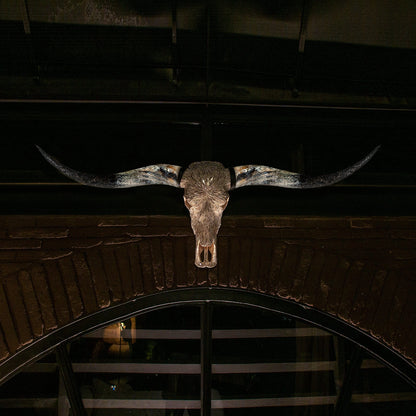 Longhorn Skull - Beige Mirror // Mosaic Finish