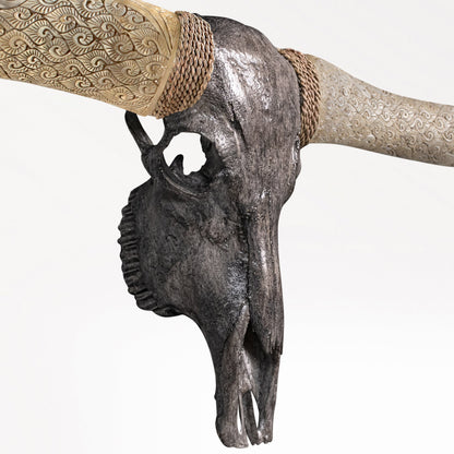 Longhorn Skull // XL Horns - Gray Storm