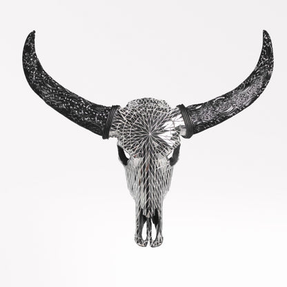 Buffalo Skull - Mirror // Mosaic Finish
