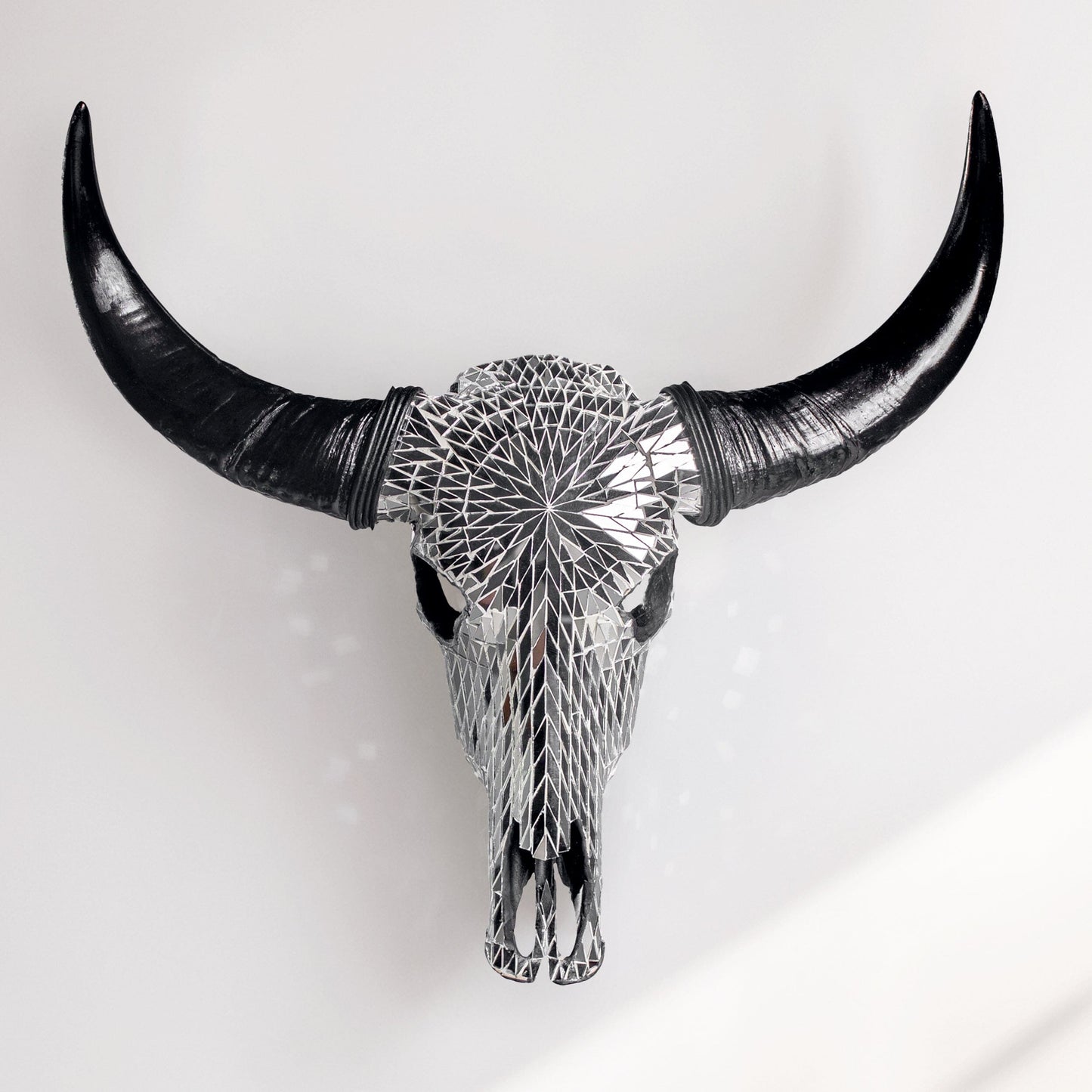 Buffalo Skull - Mirror // Mosaic Finish