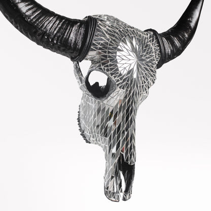 Buffalo Skull - Mirror // Mosaic Finish