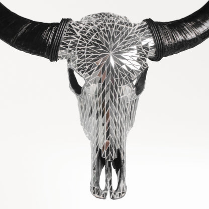 Buffalo Skull - Mirror // Mosaic Finish