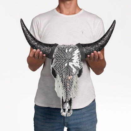 Cow Skull - Mirror // Mosaic Finish