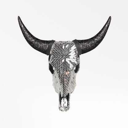Cow Skull - Mirror // Mosaic Finish