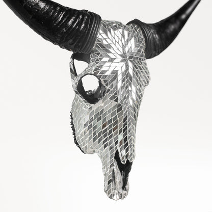 Cow Skull - Mirror // Mosaic Finish