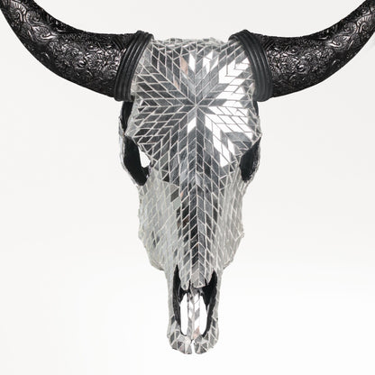 Cow Skull - Mirror // Mosaic Finish