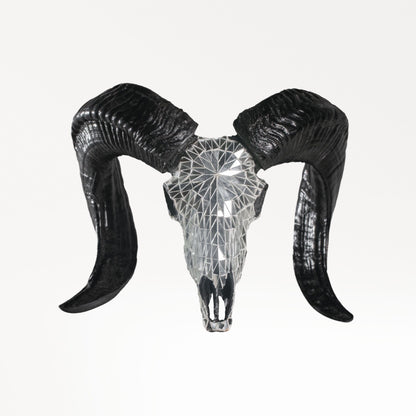 Ram Skull - Mirror // Mosaic Finish