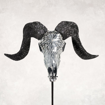 Ram Skull - Mirror // Mosaic Finish