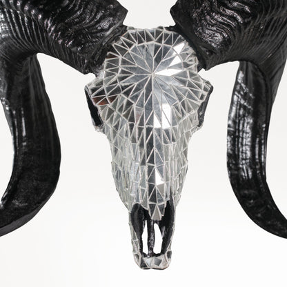 Ram Skull - Mirror // Mosaic Finish