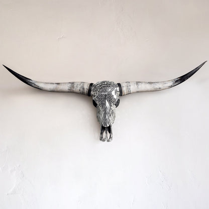 Longhorn Skull - Mirror // Mosaic Finish