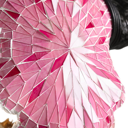 Cow Skull - Pink Mirror // Mosaic Finish