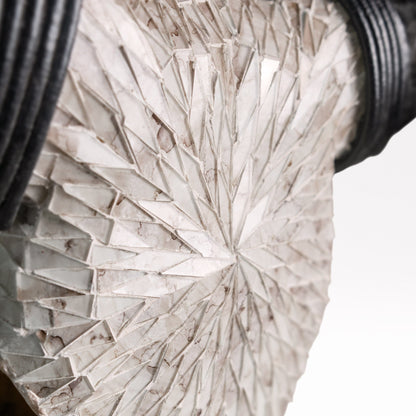 Cow Skull - Beige Mirror // Mosaic Finish