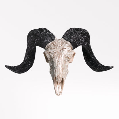 Ram Skull - Beige Mirror // Mosaic Finish