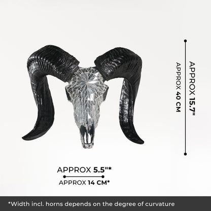 Ram Skull - Mirror // Mosaic Finish