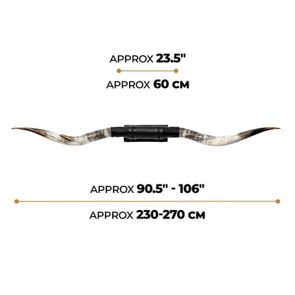 Black Leather Mount // XL Longhorns - Tracker