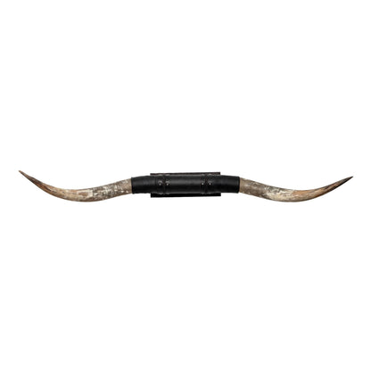 Black Leather Mount // Standard Longhorns - Big Gun