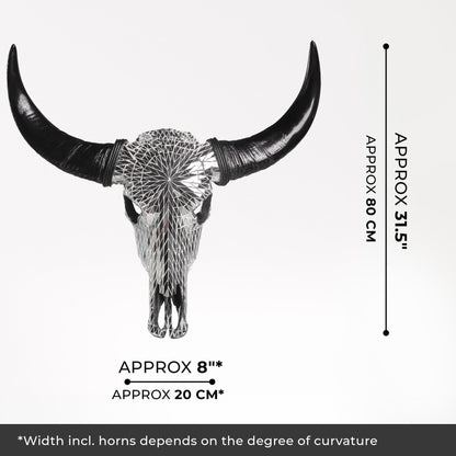 Buffalo Skull - Mirror // Mosaic Finish
