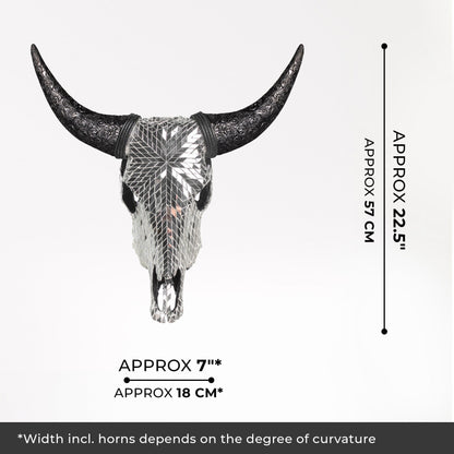 Cow Skull - Mirror // Mosaic Finish